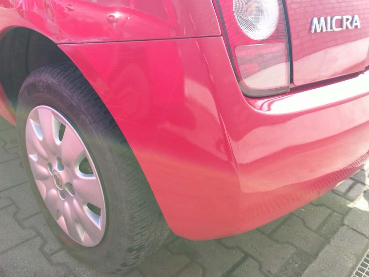 Nissan Micra K12 original Stoßstange Sossfänger hinten Z10 Rot Bj.2004 Nissan Micra K12 original Stoßstange Sossfänger hinten Z10 Rot Bj.2004